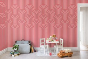 Fototapet, Happy Hills, Bubble Gum, Rebel Walls