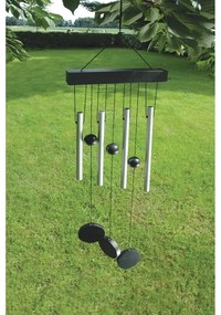 Clopoței de vânt Esschert Design, 58 cm, argintiu