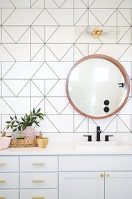 Aplica de perete design modern ASIME alama antichizata