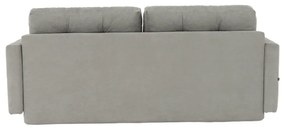 Canapea extensibilă, gri textil Queens, AURELIA
