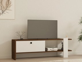 Masă TV/Dulap Dutudo (Nuc + alb) . 1095105