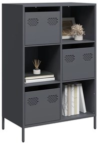 vidaXL Dulap înalt, antracit, 68x39x103,5 cm, oțel