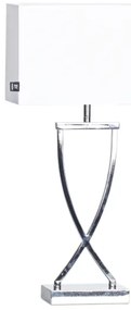 Lampă de masă ByRydens 2820430-5000 OMEGA 1xE27/5W/230V alb/crom lucios