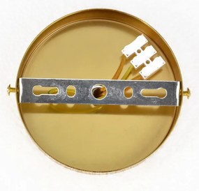 Brilagi - Lustru aplicat ECLIPSE 7xE14/10W/230V Ø 48 cm auriu