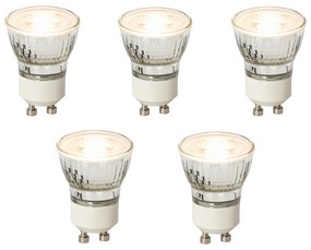 Set de 5 becuri LED GU10 Dimmabile 35mm 4W 200 lm 2700K