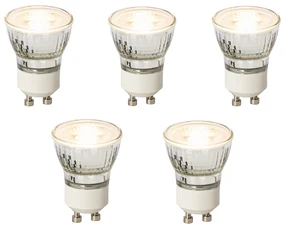 Set de 5 becuri LED GU10 Dimmabile 35mm 4W 200 lm 2700K