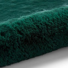 Covor Think Rugs Super Teddy, 120 x 170 cm, verde smarald