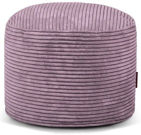 Fotoliu bean bag mov cu tapițerie din catifea reiată Mini – SLOWDOWN