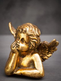 Decoratiune de masa, ingeras decorativ, din rasina, Angel