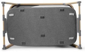 Pătuț de voiaj KINDERKRAFT  4 în 1 SOFI gri