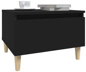 Masa laterala, negru, 50x46x35 cm, lemn compozit 1, Negru