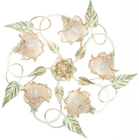 Lustra aplicata eleganta design clasic floral 5 brate I-PRIMAVERA