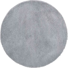 vidaXL Covor shaggy cu pom înalt, NAVARRA, gri deschis, 160x160 cm