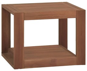 vidaXL Dulap de baie suspendat, 45x45x30 cm, lemn masiv de tec