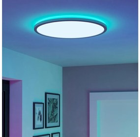 Plafonieră LED RGBW dimabilă de exterior Eglo 901473 ROVITO-Z 16,8W/230V d. 50 cm IP44 alb