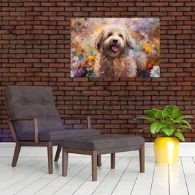 Tablou - Happy Dog II. (90x60 cm)