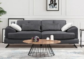 Canapea cu 3 Locuri Frido 3 Seater, Antracit