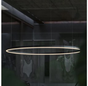 Lustră LED pe cablu Ideal Lux ORACLE SLIM LED/53W/230V 2700K d. 90 cm negru