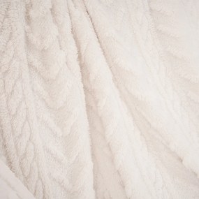 Pătură 4Home Cozy Knit crem, 150 x 200 cm