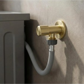 Robinet coltar 02 1 2   x 3 4   auriu periat