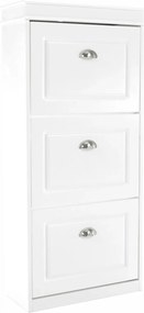 Pantofar SEBER TYP 2, alb, PAL, 54x24x117 cm