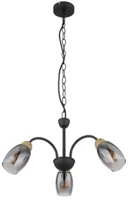 Lustra 3L design modern Gerly negru