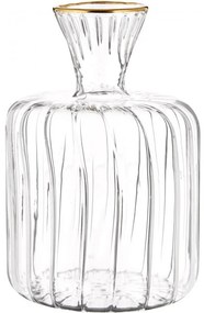 Vaza decorativa Plinn, sticla, transparent, 7 x 10 cm