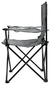 Scaun pliabil de drumeții, gri
