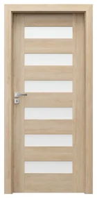 Usa Interior din MDF Porta Concept Model C.6 (Culoare: Gri, Toc: Reglabil 30 cm, Maner: Patrat argintiu crom, Dimensiune: 70 cm)