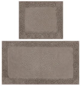 SET 2x covoraș pentru baie PIANTE 60/100 cm maro