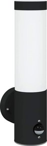 vidaXL Lumină de perete pentru exterior Negru 12 x 8,5 x 29 cm