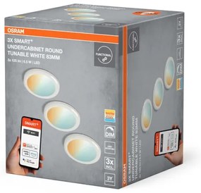 Osram - Set de 3 lămpi LED reglabile pentru montaj sub dulap SMART+ LED/6,5W/230V Wi-Fi