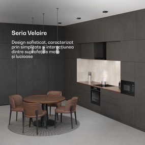 Klarstein Velaire cuptor cu microunde încorporabil cu grill | 1200 W grill | 850 W microunde | 60 cm