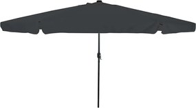 vidaXL Parasol de Grădină Antracit 395 x 395 x 245 cm Poliester