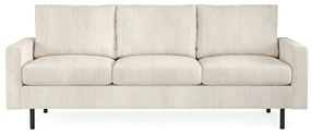 Canapea Seattle N101Numărul de locuri: 3, Beige, 200x79x80cm, 52 kg, Tapiterie, Picioare: Metal