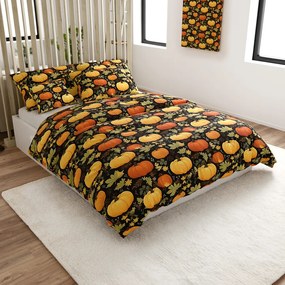 Lenjerie de pat din microfibra ORANGE PUMPKINS colorate Dimensiune lenjerie de pat: 70 x 90 cm | 140 x 220 cm