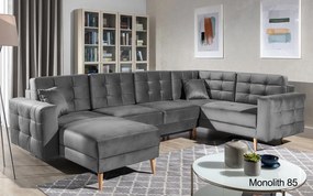Colțar lemn masiv Formă U Extensibil Haga 320x202cm Personalizabil - Sawana 05