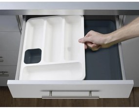 Sertar reglabil pentru tacâmuri Joseph Joseph DrawerStore, gri