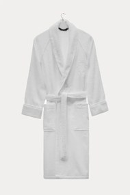 Halat unisex din modal DELUXE Alb / White XL