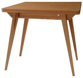 Masă de dining extensibilă cu blat cu aspect de lemn de frasin 65x90 cm Envelope – Ragaba