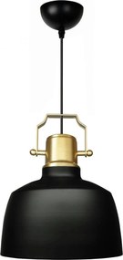 Lustra AYD-3724, negru/auriu, metal, 22x100 cm