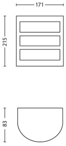 Aplică de exterior Philips 17323/47/16 PYTHON 1xLED/6W/230V IP44