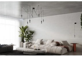 Lustră pe cablu Sollux SL.1162 NESO 7xE27/15W/230V beton