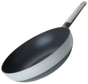 Tigaie wok Tasty 678535, 28 cm, Mаner moale, Aluminiu, Acoperire antiaderenта, Gri