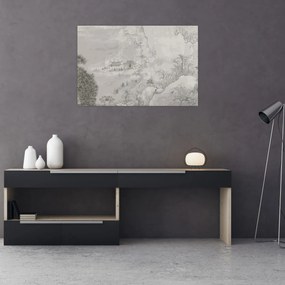 Tablou - Peisaj chinezesc (90x60 cm)