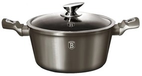 Oala cu capac 28 cm Carbon Metallic Line Berlinger Haus BH 1236N