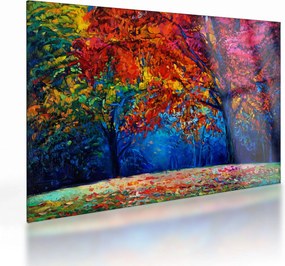 Tablou pe sticlă cu pictura naturii (70x50 cm)