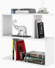 Măsuță laterală LALE 55x60 cm albă