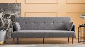 Canapea extensibilă cu 3 locuri Navan Sofa Bed-Grey Gri