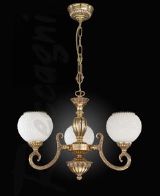 Candelabru din alama cu 3 brate design italian 8550